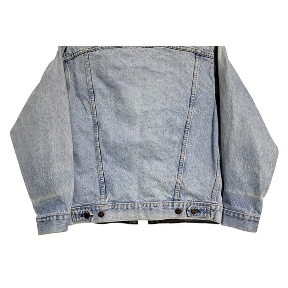 Levis S Vintage Denim Jacket Light Wash 100% Cotton Made In USA 1978 - Picture 9 of 13